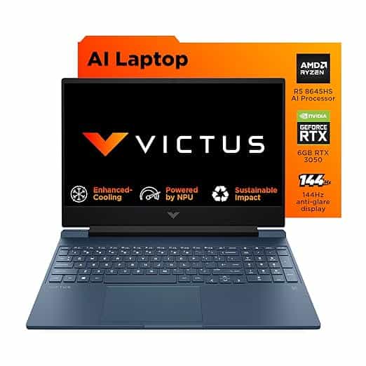 15-fb3012AX/ R5-8645HS / 16GB DDR5 / 512GB / RTX 3050 6GB / MS Off Home 2024 / 15.6 FHD-LAPTOP-HP 