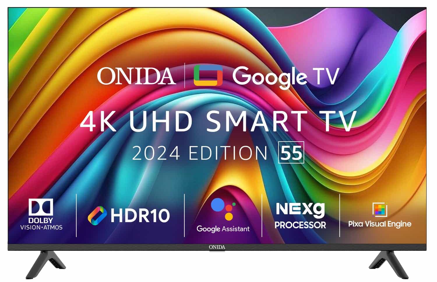 Q55UG120T (4K UHD SAMRT GOOGLE TV)(WITH KARAOKE 120HZ)-LED QLED-ONIDA 