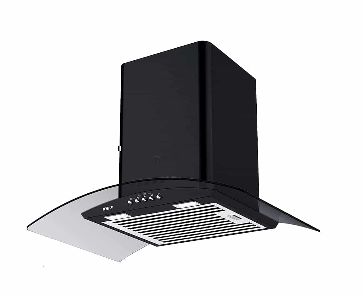 MARINA DHC 60 (60CM)(PUSH BUTTON)CURVED) - ELECTRIC CHIMNEY - KAFF