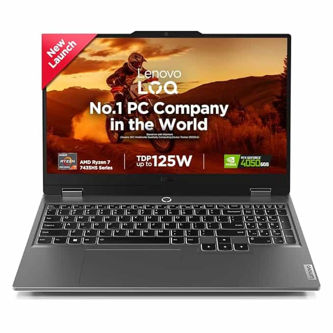 83JC0045IN / R7 7435HS / 24GB / 512GB / RTX 4050 6GB / WIN 11 / OFF 2021 /  15.6 FHD - LAPTOP - LENOVO