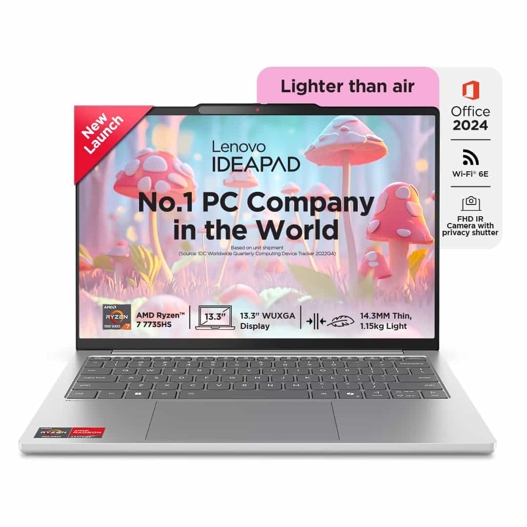 83J2000HIN/PROCESSOR AMD RYZEN 7/INTEGRATED AMD RADEON/16GB,512GB/13.3 WUXGA/BACKLIT/CLOUD GREY/W11, OFFICE 2024/LENOVO-LAPTOP