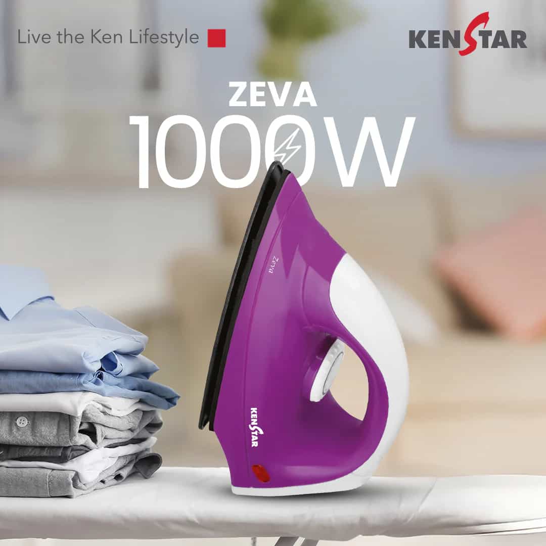 ZEVA (1000W)(DRY)(KDIZEV10UPR0-DSU)-IRON-KENSTAR