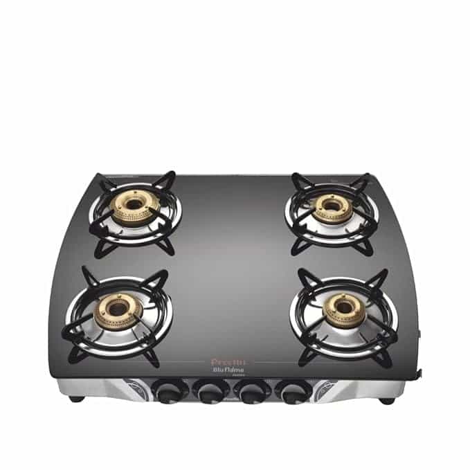 LUXE PRO 4B (4 BURNER)(GLASS TOP)(19000135)(GTS418) - GAS STOVE - PREETHI